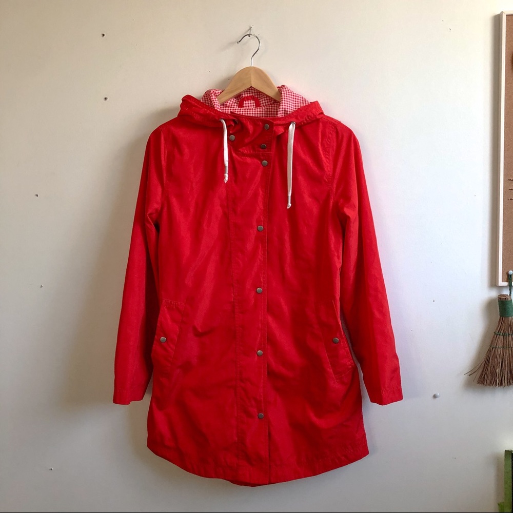 Old Navy Red Rain Jacket EUC